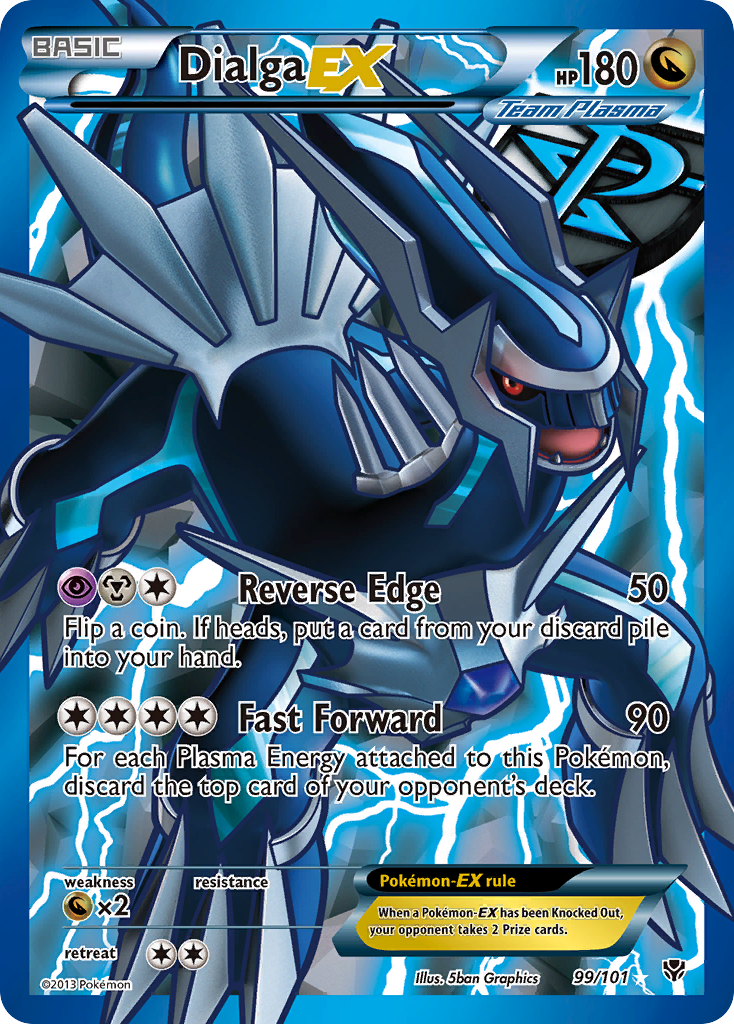 Dialga EX (99/101) [Black & White: Plasma Blast] | Cracking-Singles