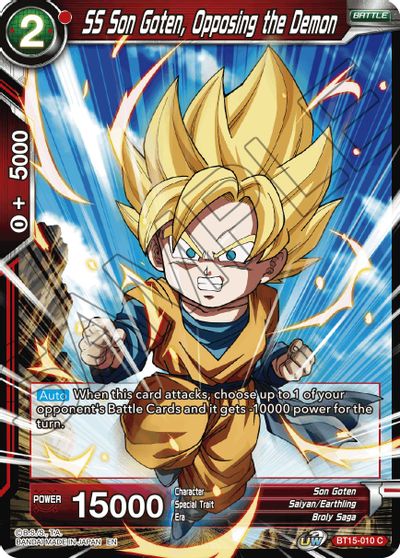 SS Son Goten, Opposing the Demon [BT15-010] | Cracking-Singles