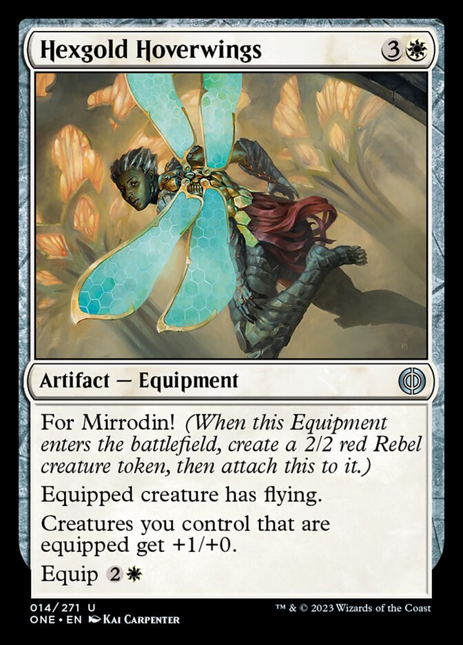 Hexgold Hoverwings [Phyrexia: All Will Be One] | Cracking-Singles