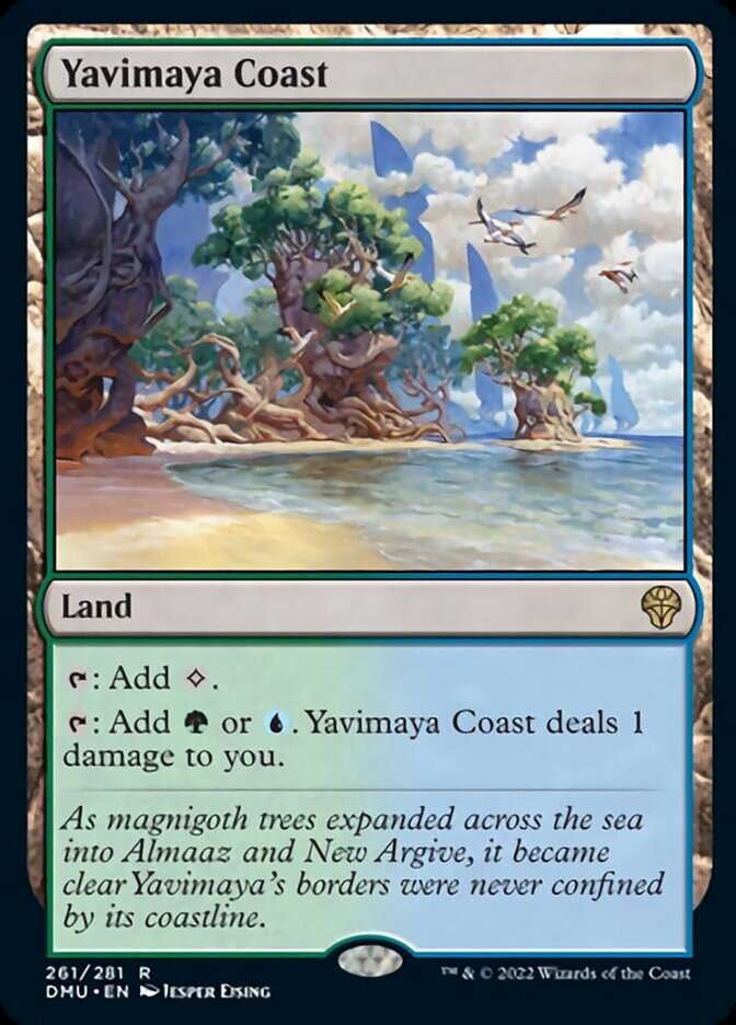 Yavimaya Coast [Dominaria United] | Cracking-Singles