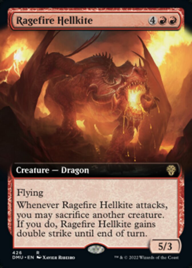 Ragefire Hellkite (Extended Art) [Dominaria United] | Cracking-Singles