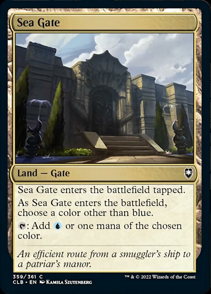 Sea Gate [Commander Legends: Battle for Baldur's Gate] | Cracking-Singles