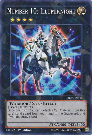 Number 10: Illumiknight [BP03-EN118] Shatterfoil Rare | Cracking-Singles