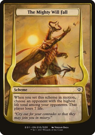 The Mighty Will Fall (Archenemy: Nicol Bolas) [Archenemy: Nicol Bolas Schemes] | Cracking-Singles