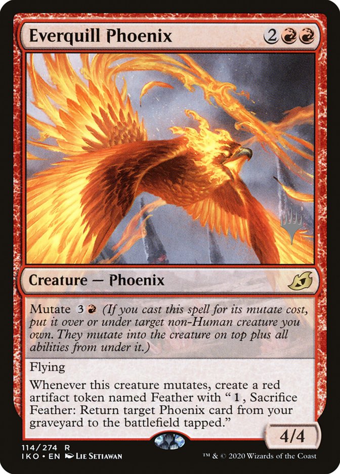 Everquill Phoenix (Promo Pack) [Ikoria: Lair of Behemoths Promos] | Cracking-Singles