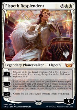 Elspeth Resplendent (Promo Pack) [Streets of New Capenna Promos] | Cracking-Singles