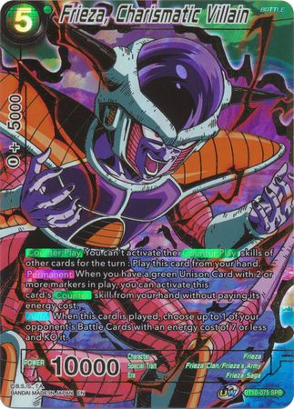 Frieza, Charismatic Villain (SPR) [BT10-075] | Cracking-Singles