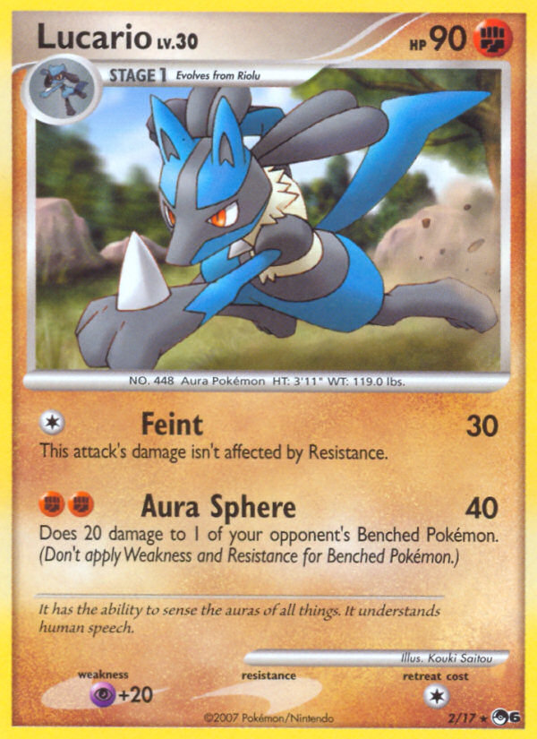 Lucario (2/17) [POP Series 6] | Cracking-Singles