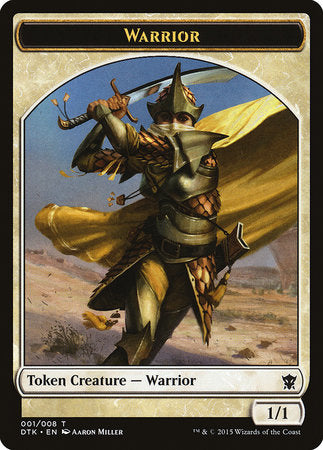 Warrior Token [Dragons of Tarkir Tokens] | Cracking-Singles