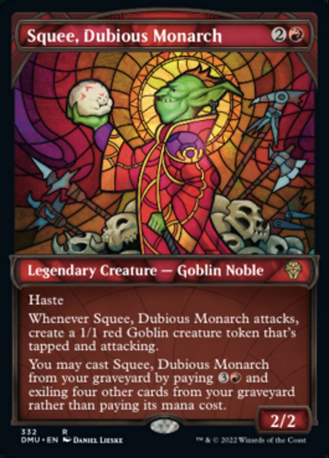 Squee, Dubious Monarch (Showcase Textured) [Dominaria United] | Cracking-Singles