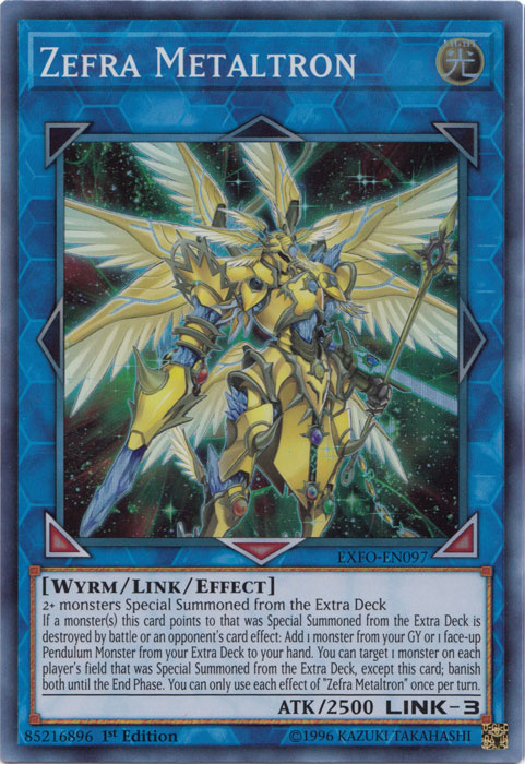 Zefra Metaltron [EXFO-EN097] Super Rare | Cracking-Singles