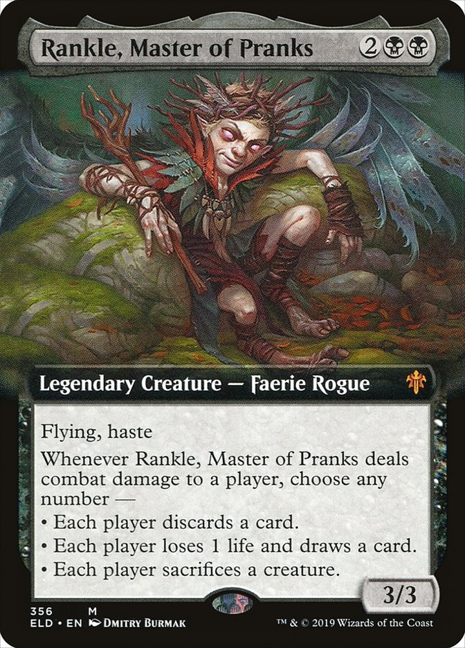 Rankle, Master of Pranks (Extended Art) [Throne of Eldraine] | Cracking-Singles