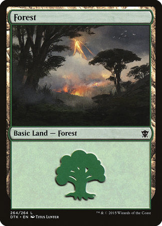 Forest (264) [Dragons of Tarkir] | Cracking-Singles