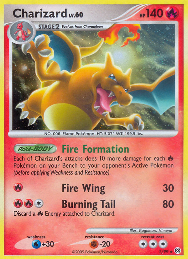 Charizard (1/99) [Platinum: Arceus] | Cracking-Singles