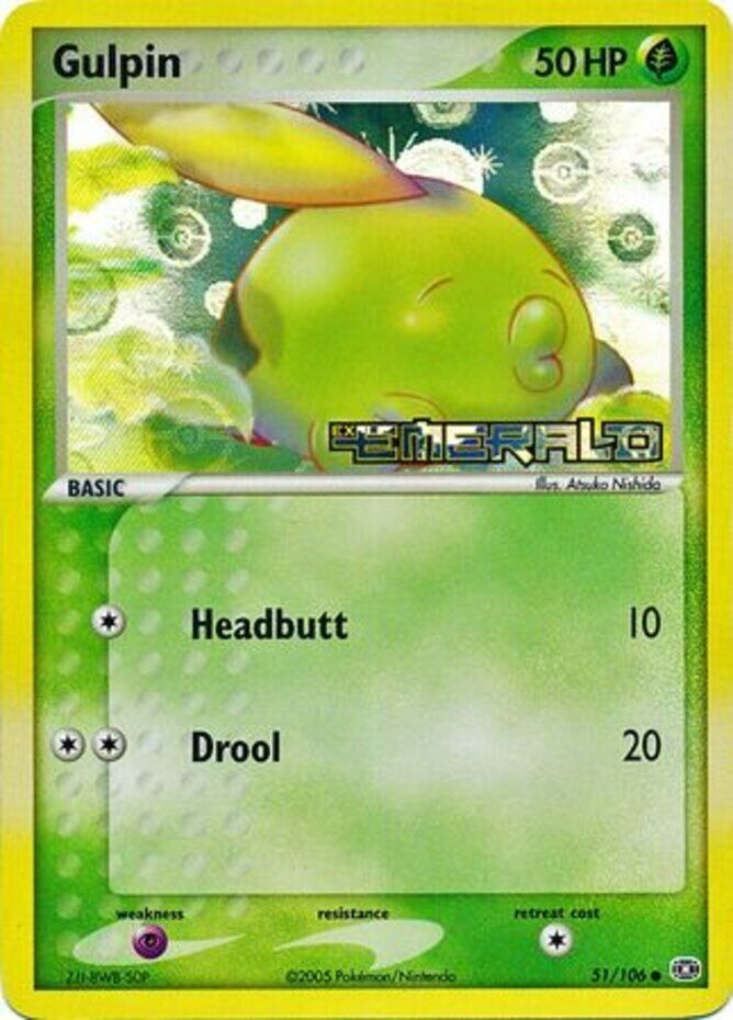 Gulpin (51/106) (Stamped) [EX: Emerald] | Cracking-Singles