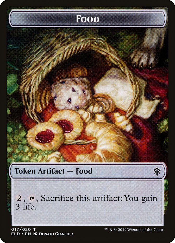 Food (017/020) [Throne of Eldraine Tokens] | Cracking-Singles