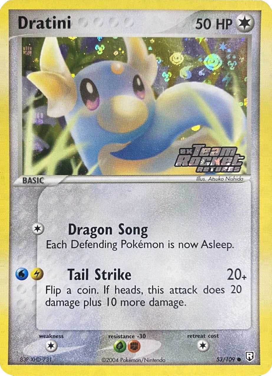 Dratini (53/109) (Stamped) [EX: Team Rocket Returns] | Cracking-Singles