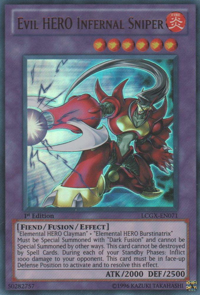 Evil HERO Infernal Sniper [LCGX-EN071] Ultra Rare | Cracking-Singles