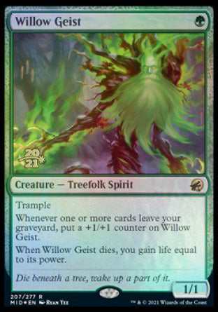 Willow Geist [Innistrad: Midnight Hunt Prerelease Promos] | Cracking-Singles