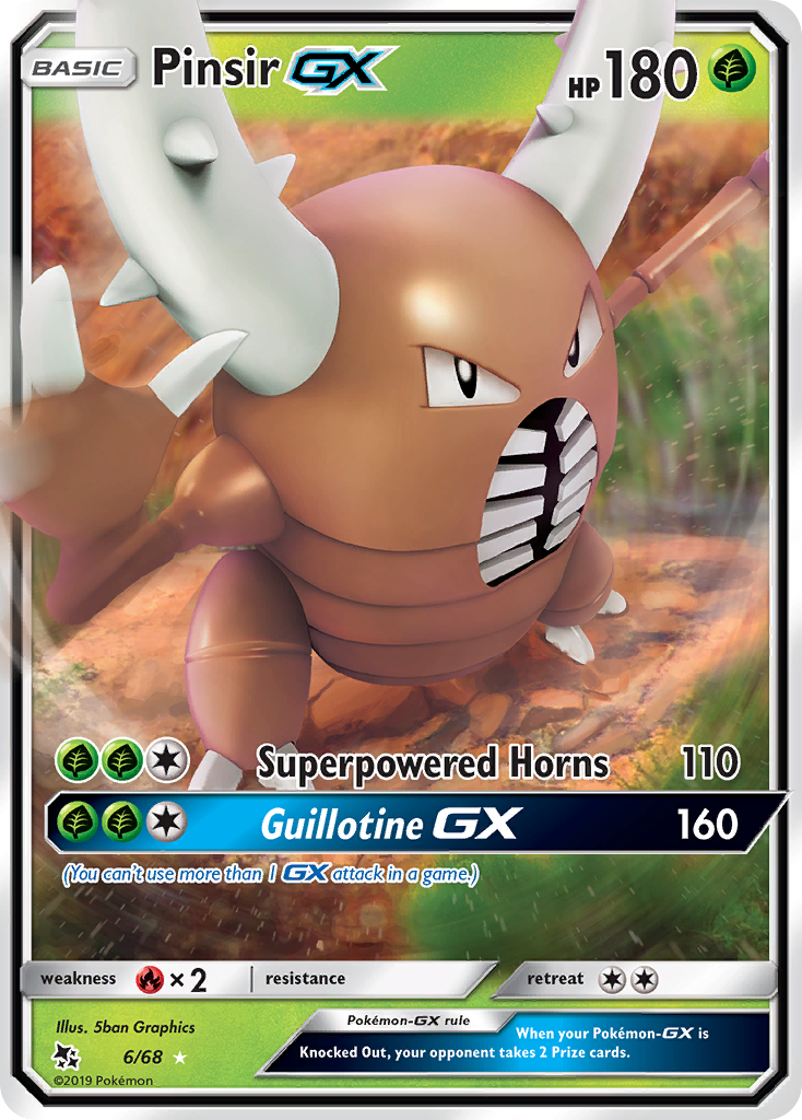 Pinsir GX (6/68) [Sun & Moon: Hidden Fates] | Cracking-Singles