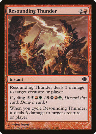 Resounding Thunder [Shards of Alara] | Cracking-Singles