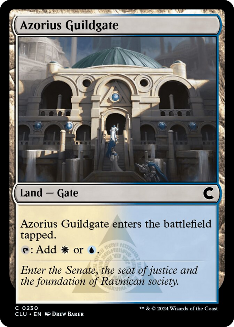 Azorius Guildgate [Ravnica: Clue Edition] | Cracking-Singles