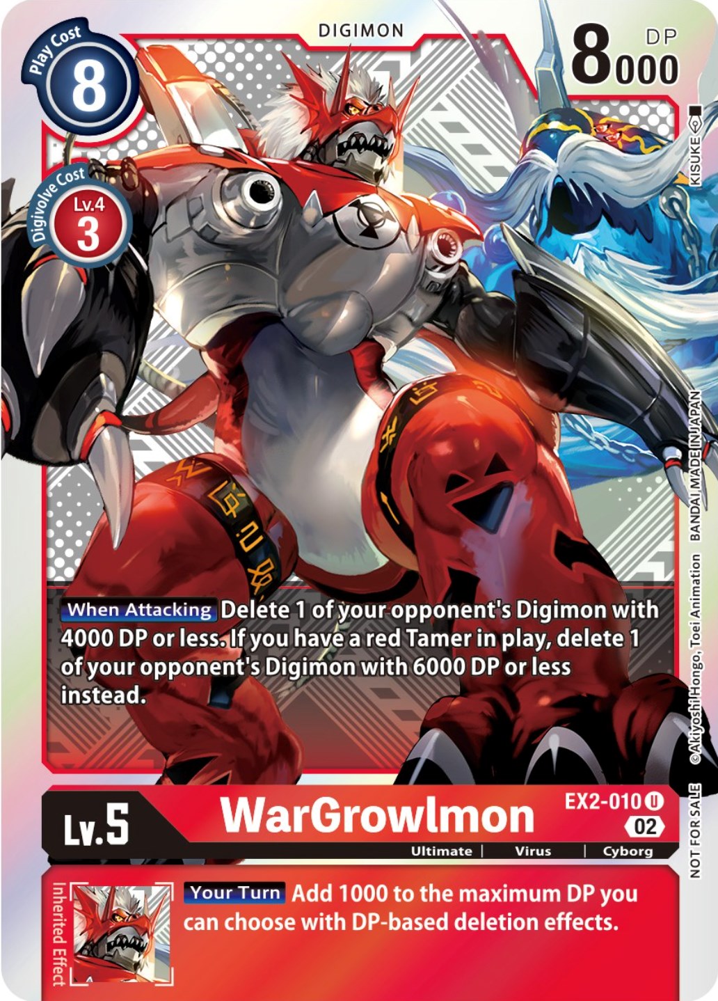 WarGrowlmon [EX2-010] (Xros Encounter Pre-Release) [Digital Hazard Promos] | Cracking-Singles