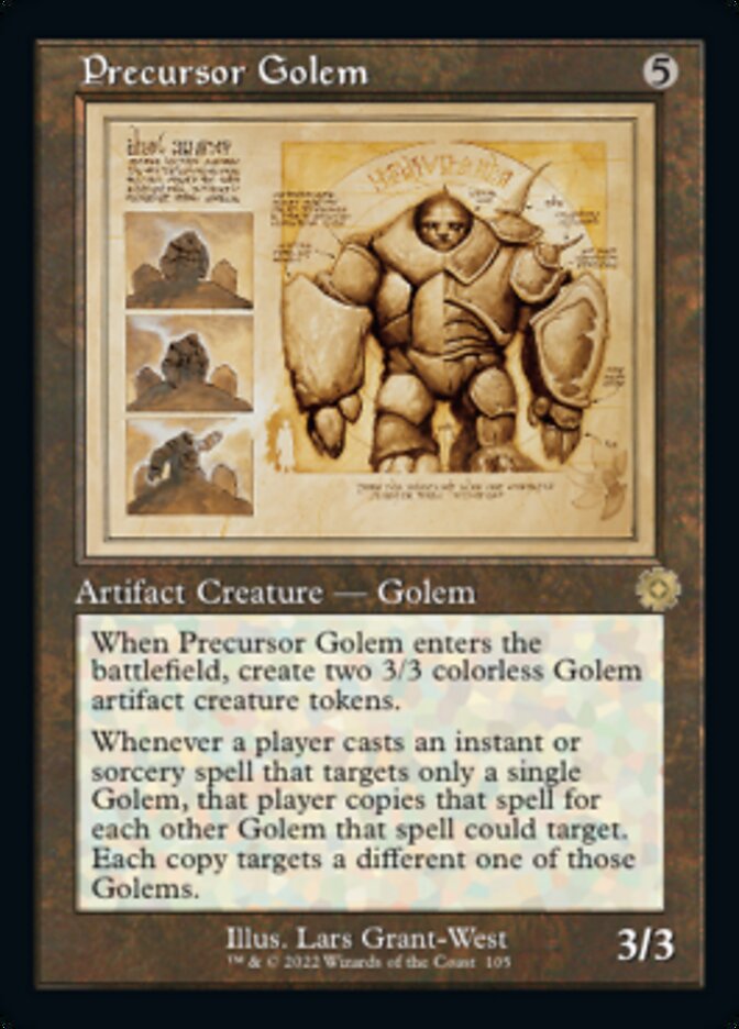 Precursor Golem (Retro Schematic) [The Brothers' War Retro Artifacts] | Cracking-Singles