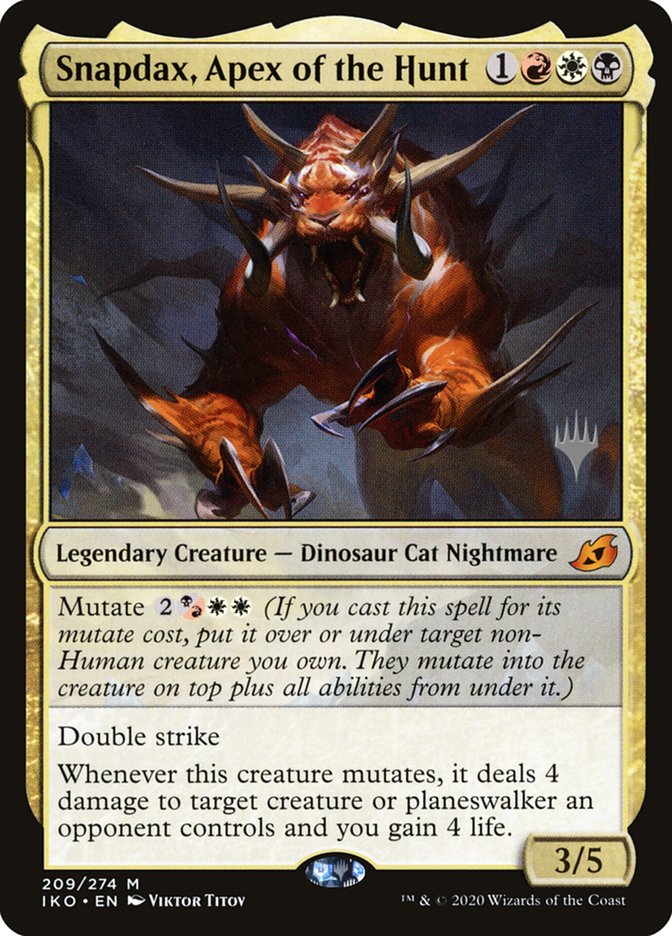 Snapdax, Apex of the Hunt (Promo Pack) [Ikoria: Lair of Behemoths Promos] | Cracking-Singles