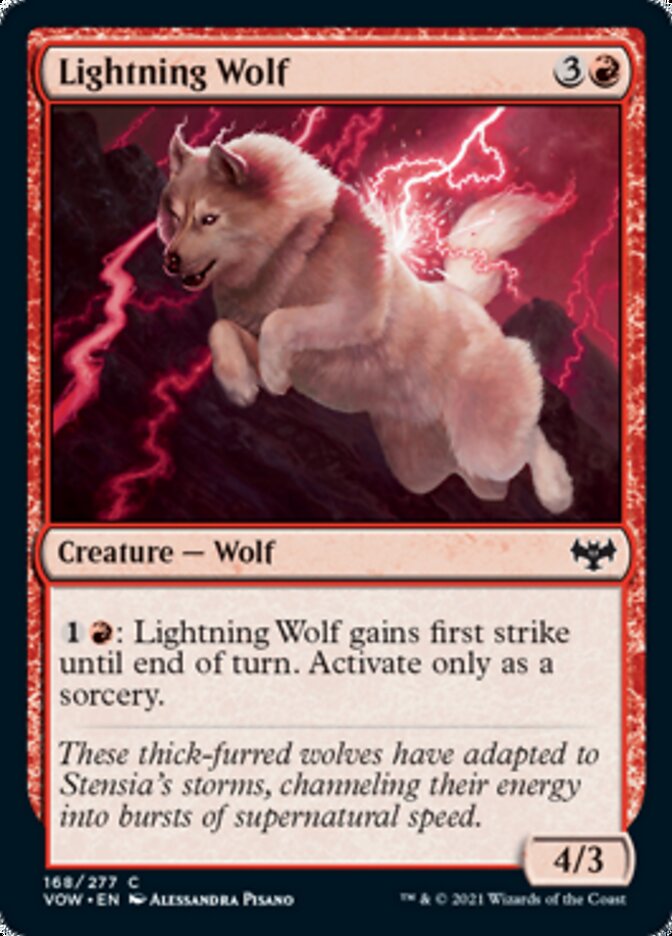 Lightning Wolf [Innistrad: Crimson Vow] | Cracking-Singles