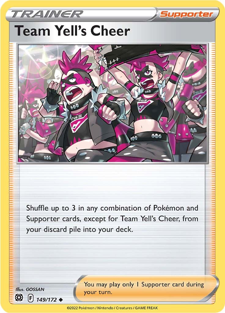 Team Yell's Cheer (149/172) [Sword & Shield: Brilliant Stars] | Cracking-Singles