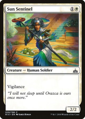 Sun Sentinel [Rivals of Ixalan] | Cracking-Singles