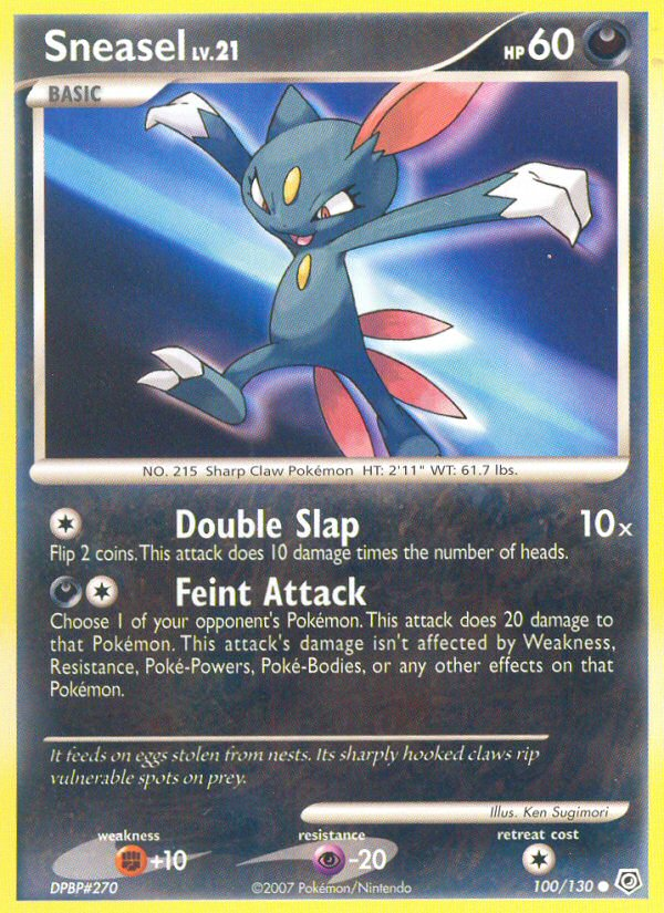 Sneasel (100/130) [Diamond & Pearl: Base Set] | Cracking-Singles