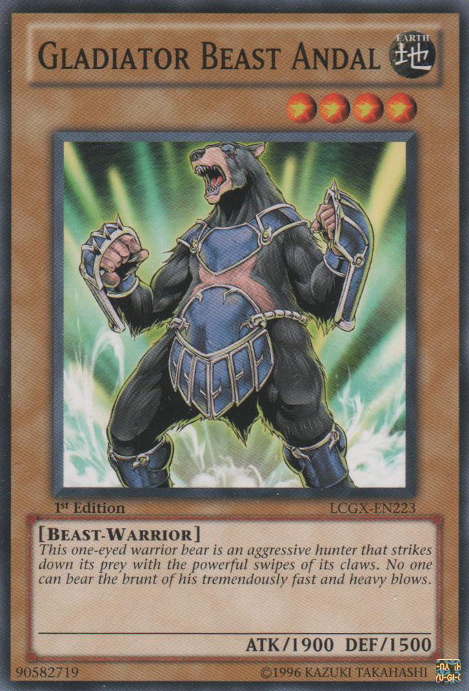 Gladiator Beast Andal [LCGX-EN223] Common | Cracking-Singles