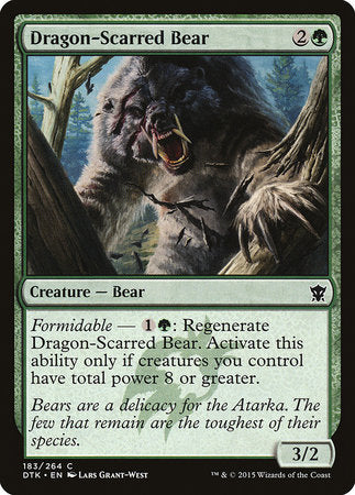 Dragon-Scarred Bear [Dragons of Tarkir] | Cracking-Singles