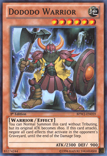 Dododo Warrior [BPW2-EN059] Super Rare | Cracking-Singles