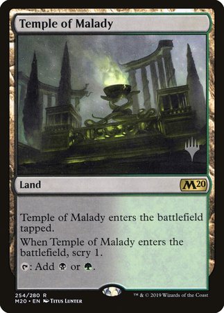 Temple of Malady [Core Set 2020 Promos] | Cracking-Singles