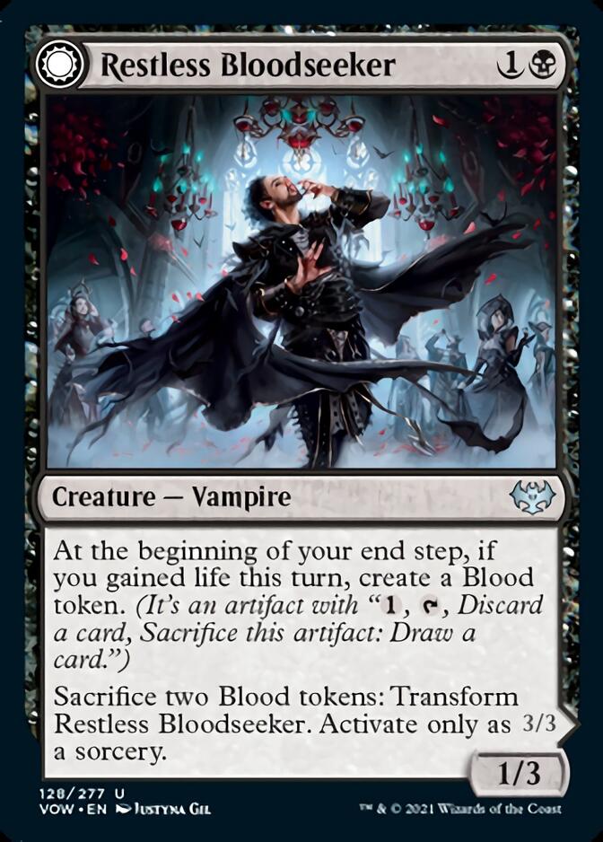 Restless Bloodseeker // Bloodsoaked Reveler [Innistrad: Crimson Vow] | Cracking-Singles