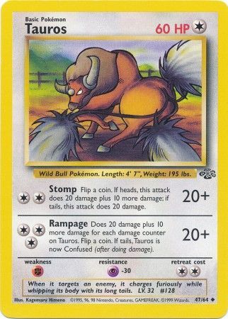 Tauros (47/64) [Jungle Unlimited] | Cracking-Singles