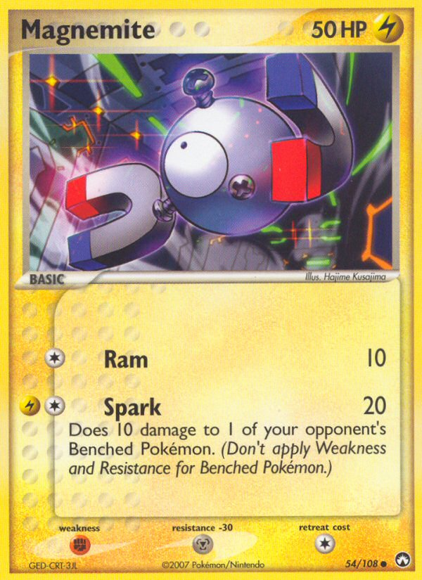 Magnemite (54/108) [EX: Power Keepers] | Cracking-Singles