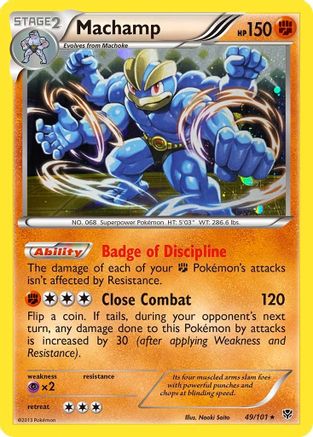 Machamp (49/101) (Cosmos Holo) [Black & White: Plasma Blast] | Cracking-Singles