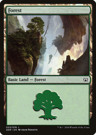 Forest (33) [Duel Decks: Nissa vs. Ob Nixilis] | Cracking-Singles