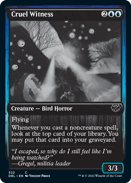 Cruel Witness [Innistrad: Double Feature] | Cracking-Singles