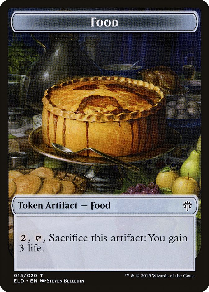 Food (015/020) [Throne of Eldraine Tokens] | Cracking-Singles