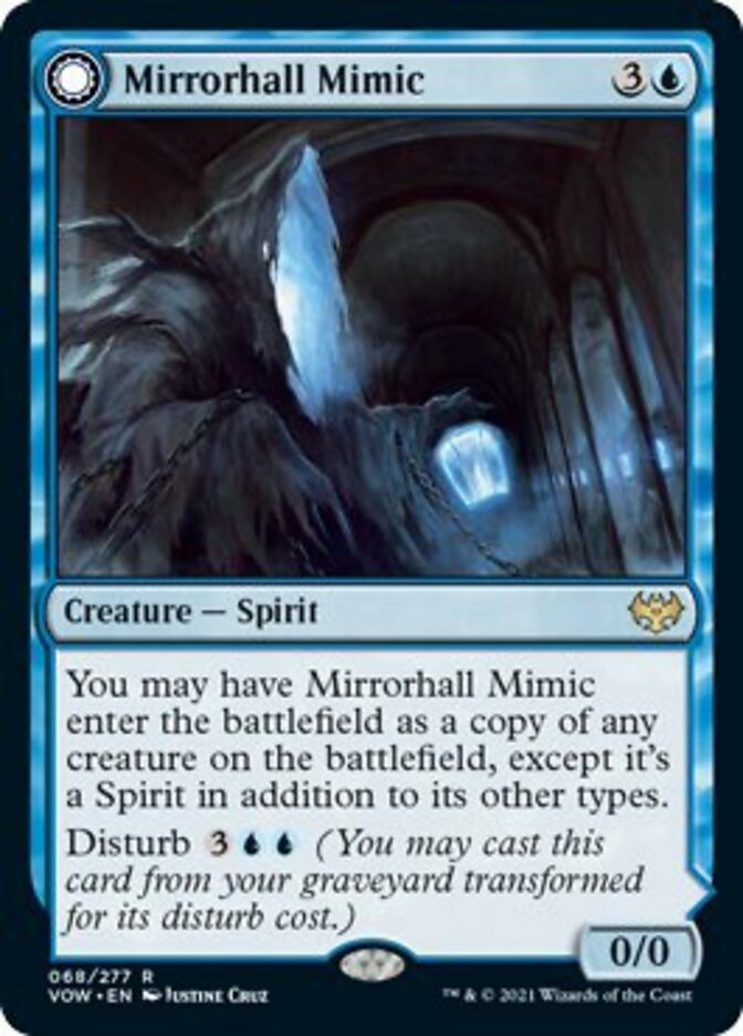 Mirrorhall Mimic // Ghastly Mimicry [Innistrad: Crimson Vow] | Cracking-Singles