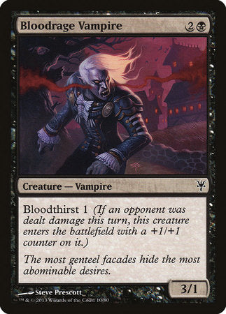 Bloodrage Vampire [Duel Decks: Sorin vs. Tibalt] | Cracking-Singles