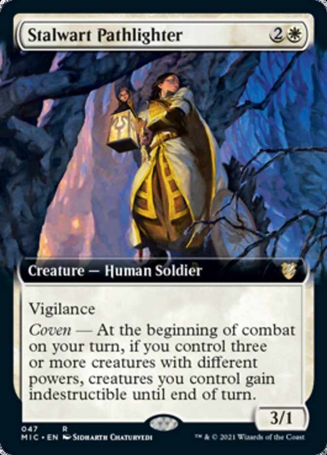 Stalwart Pathlighter (Extended) [Innistrad: Midnight Hunt Commander] | Cracking-Singles