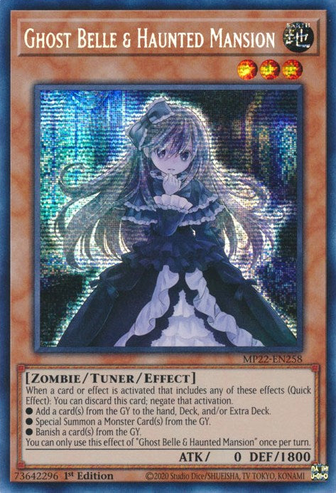 Ghost Belle & Haunted Mansion [MP22-EN258] Prismatic Secret Rare | Cracking-Singles