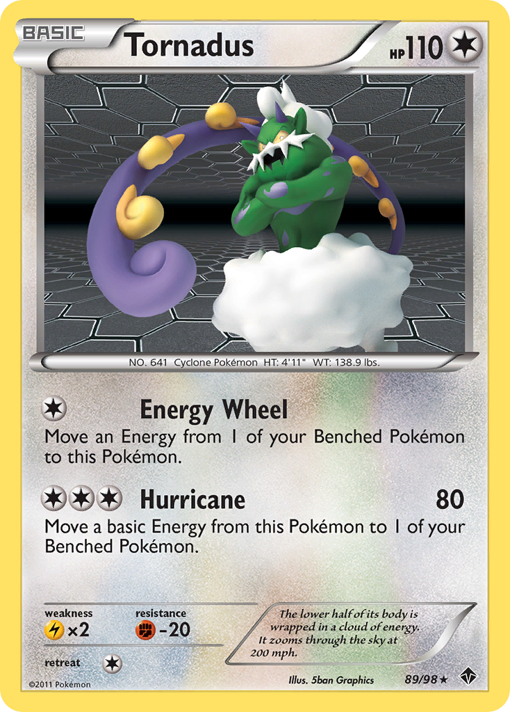 Tornadus (89/98) [Black & White: Emerging Powers] | Cracking-Singles