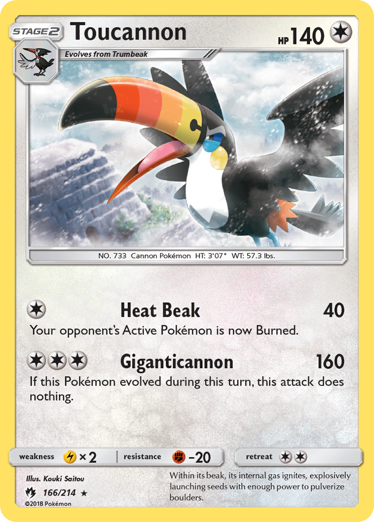 Toucannon (166/214) [Sun & Moon: Lost Thunder] | Cracking-Singles